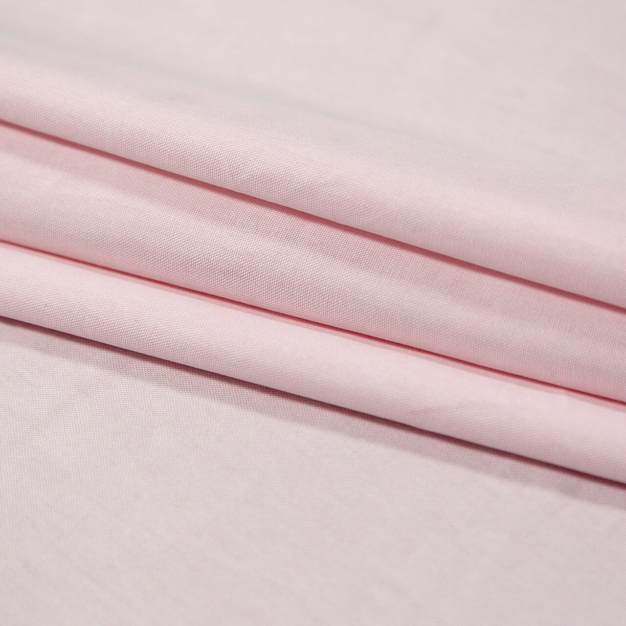 1 Yard Pink Calendered Organic Cotton Oxford Sustainable Solid Fabric